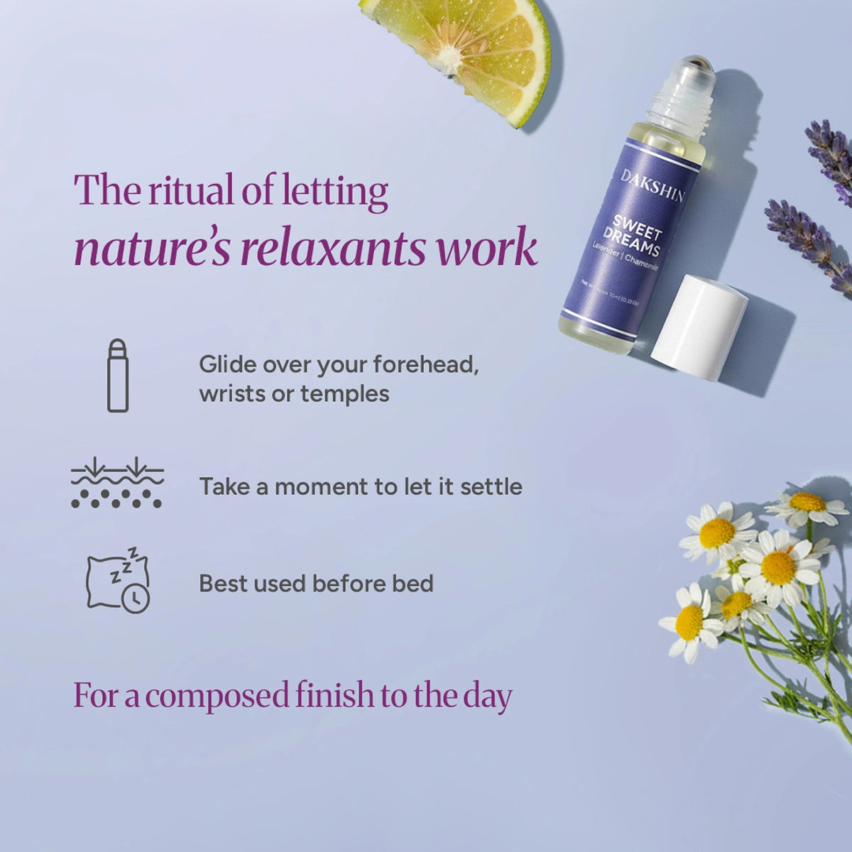 How to use Dakshin Sweet Dreams essential oil for better sleep