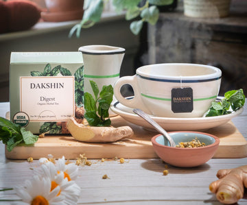 Organic Digest Herbal Tea - Gut Relief by Dakshin