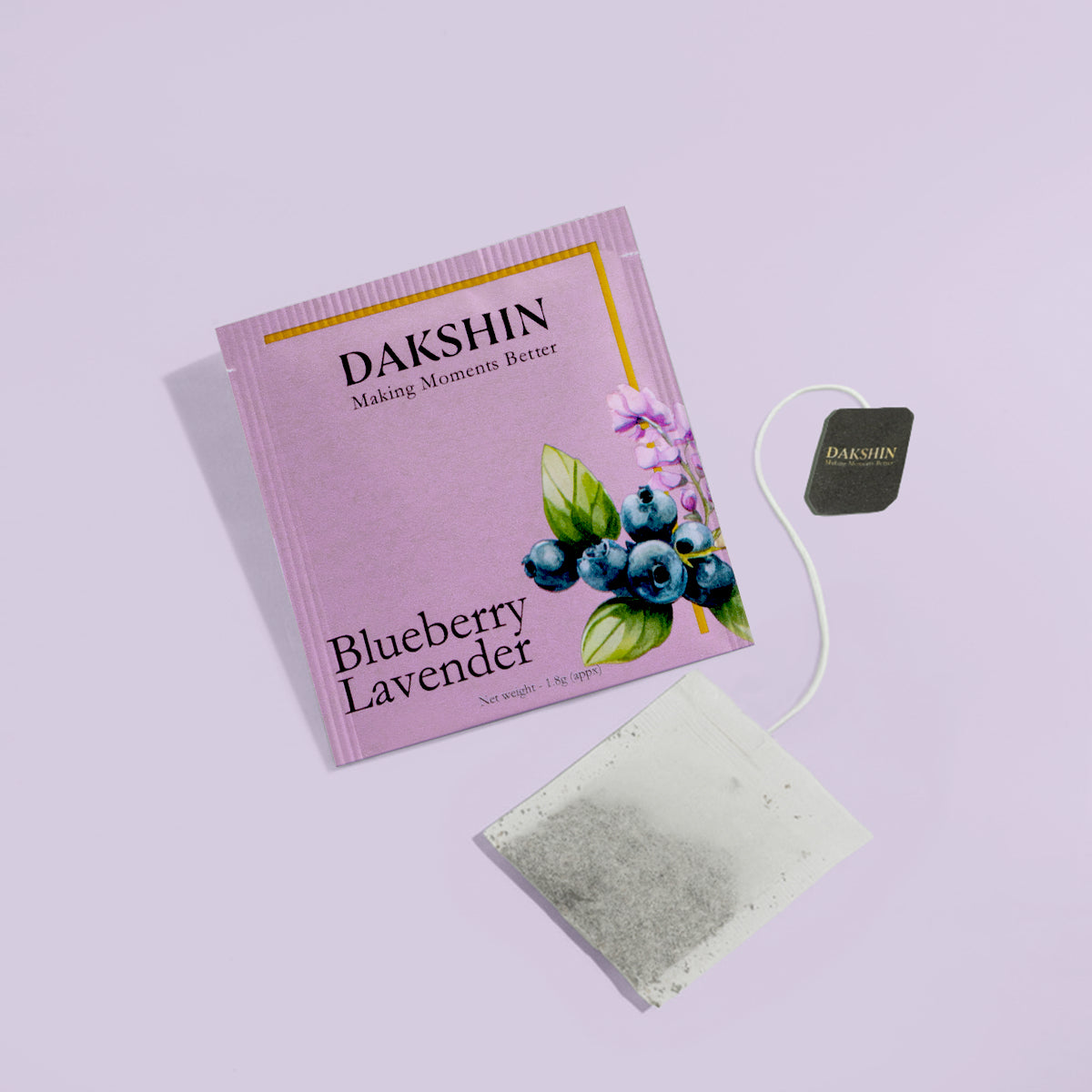 Organic Blueberry Lavender Tea - Antioxidant by Dakshin