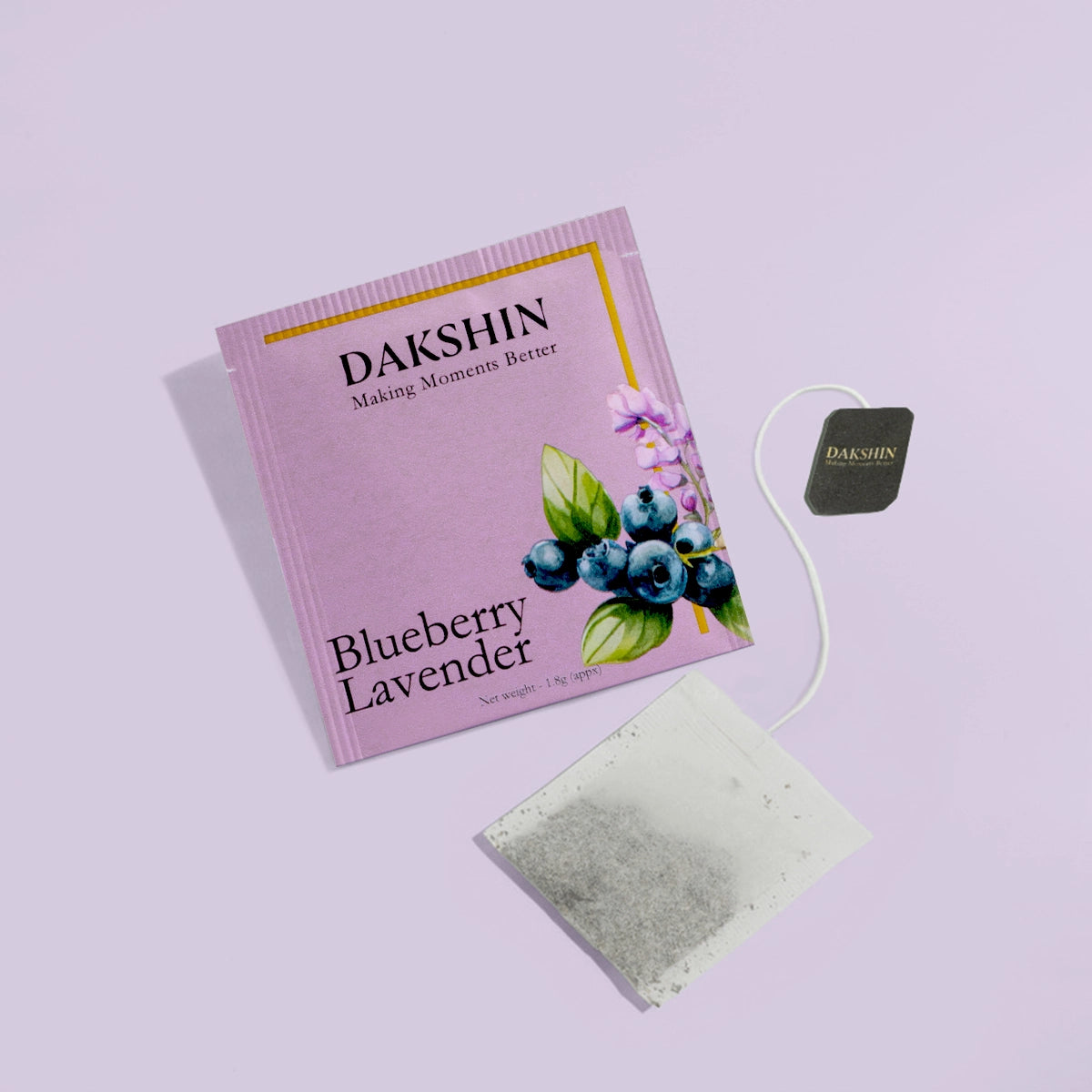Organic Blueberry Lavender Tea - Antioxidant by Dakshin