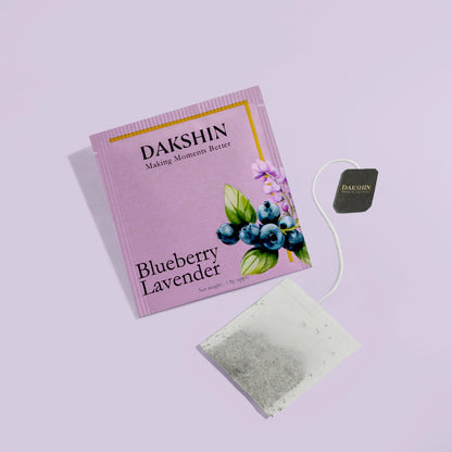 Organic Blueberry Lavender Tea - Antioxidant by Dakshin