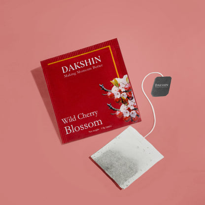 Organic Wild Cherry Blossom Tea - Wellness by Dakshin