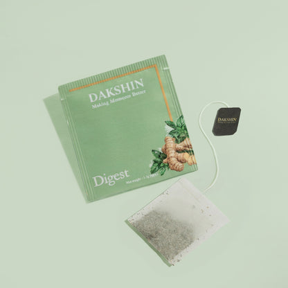Organic Digest Herbal Tea - Gut Relief by Dakshin
