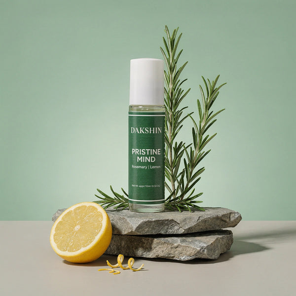 Dakshin Pristine Mind rosemary and lemon essential oil with natural ingredients