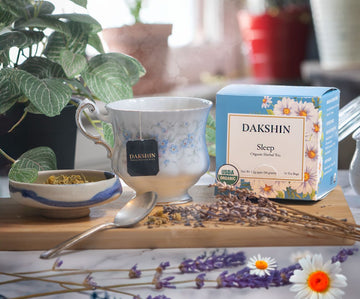 Organic Sleep Herbal Tea - Nighttime Rest by Dakshin