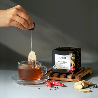 Organic Smoky Black Tea - Bold & Aromatic by Dakshin